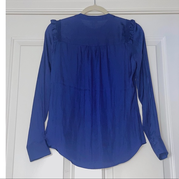 EXPRESS Ruffle Button Down Blouse - Picture 2 of 3